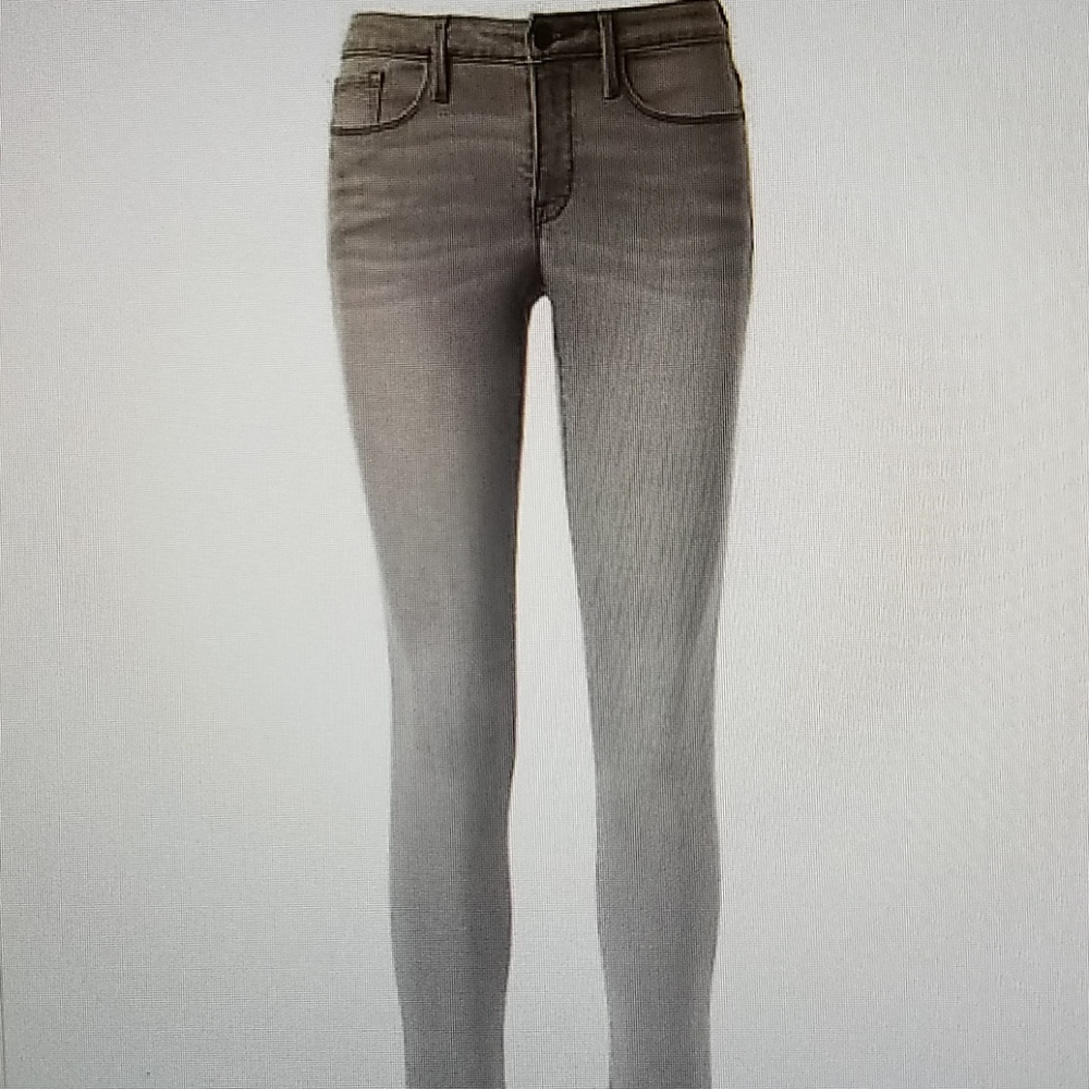 Athleta Sculptek Skinny Crop Jean  Granite NWT